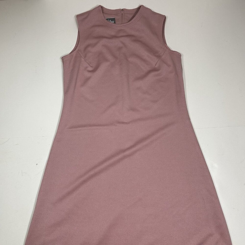 Vtg 60’s 2pc Edith Flagg California Pink A-Line M… - image 8